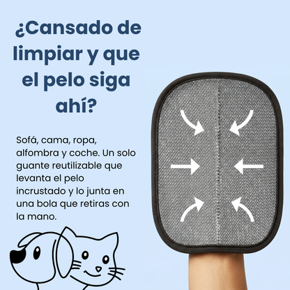 Guante adiós pelos